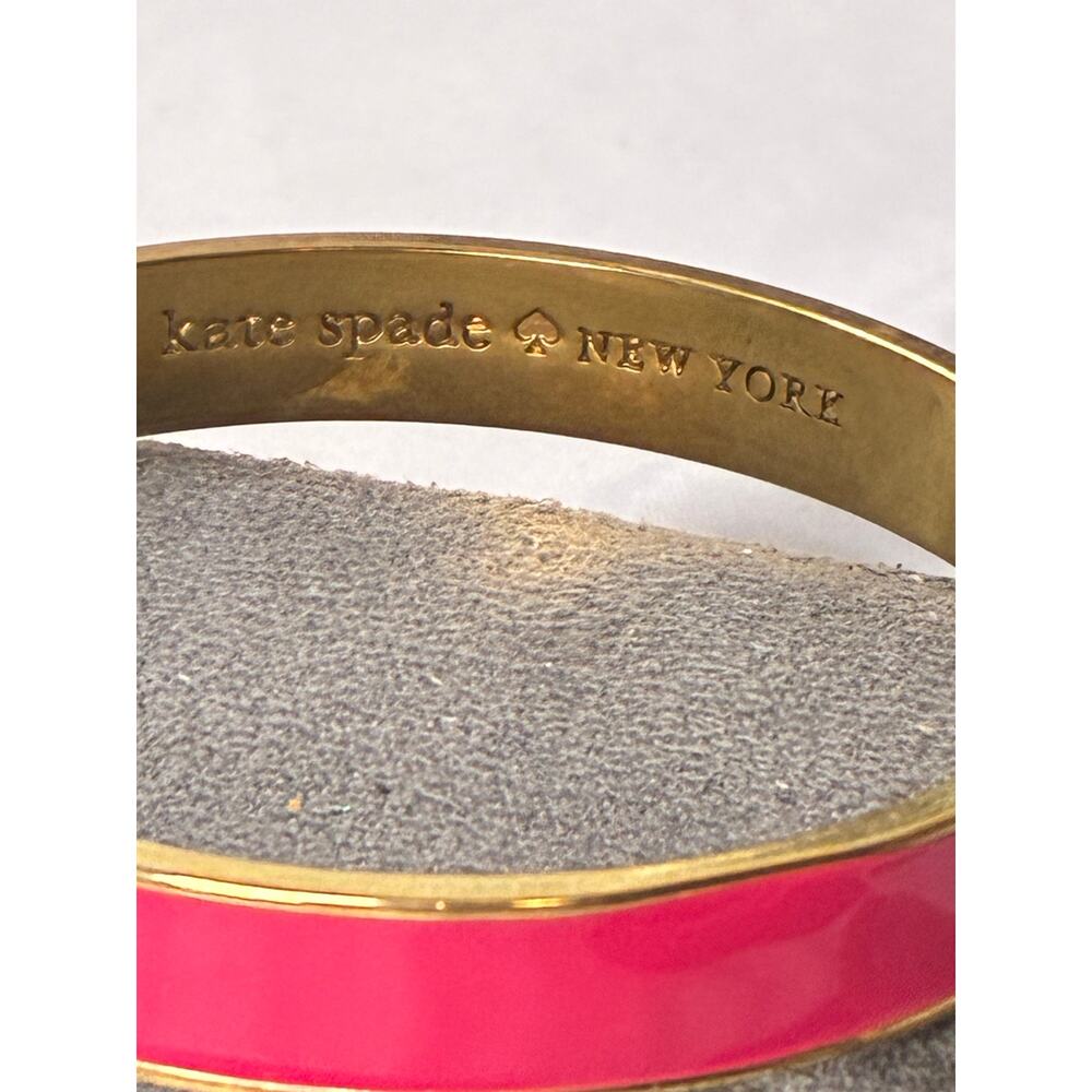 Kate spade New York pink bangle bracelet - Picture 2 of 8